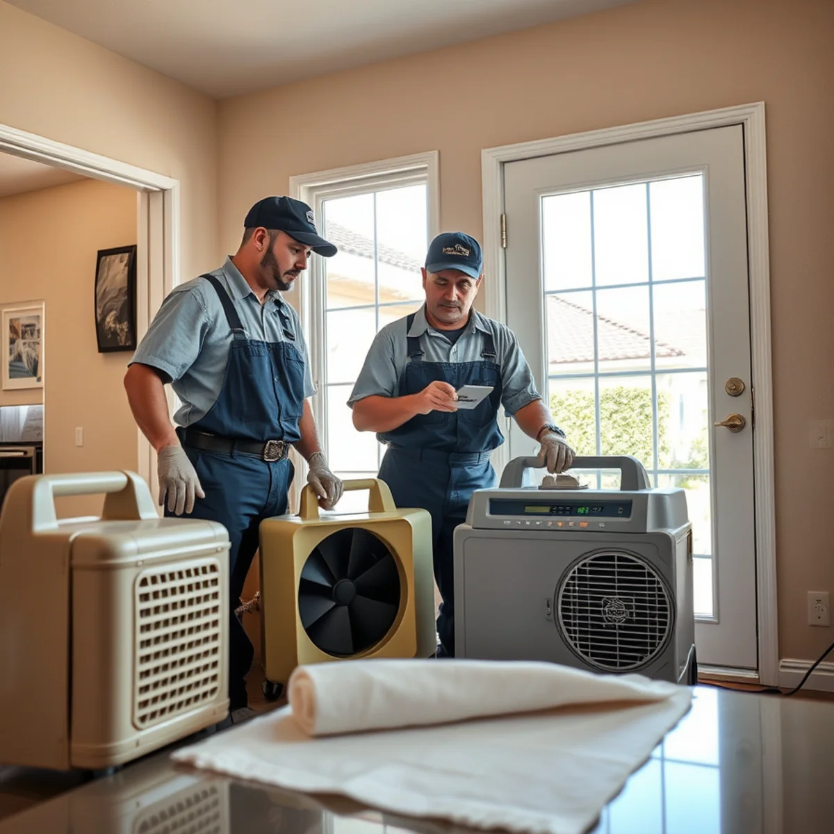 Local water damage restoration team and equipment in Murrieta, CA