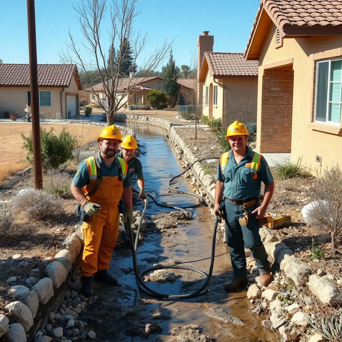 Historic high-water marks along Murrieta Creek near Temecula