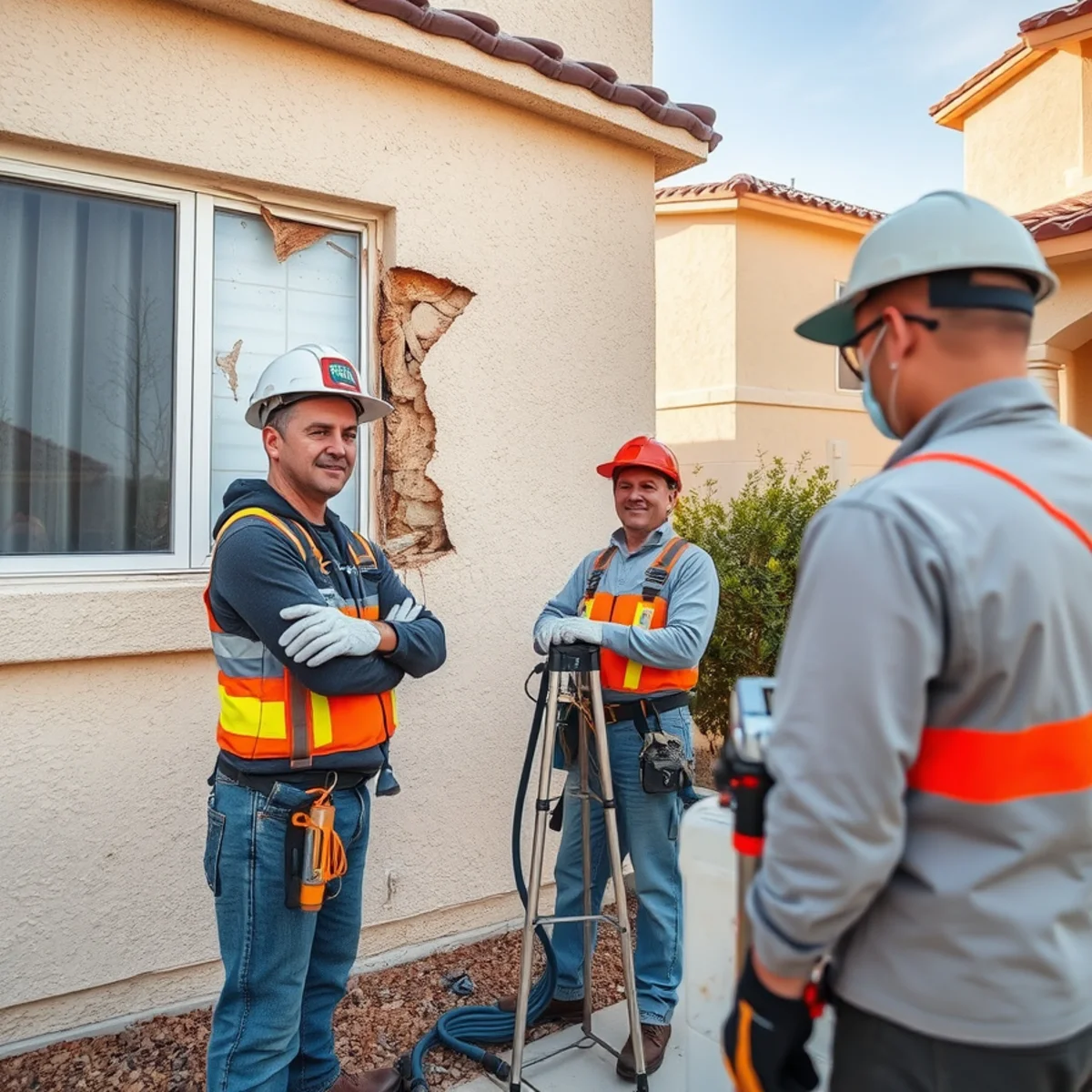 Condo water damage affecting a shared wall in a Murrieta HOA community
