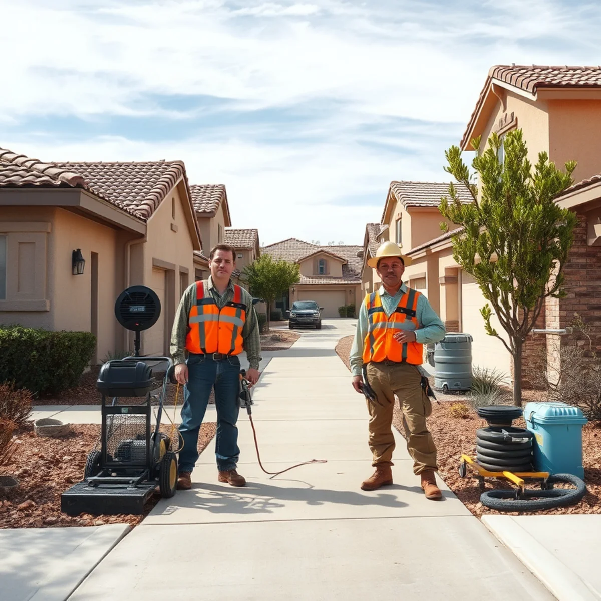 1990s slab-on-grade tract homes in Murrieta, California