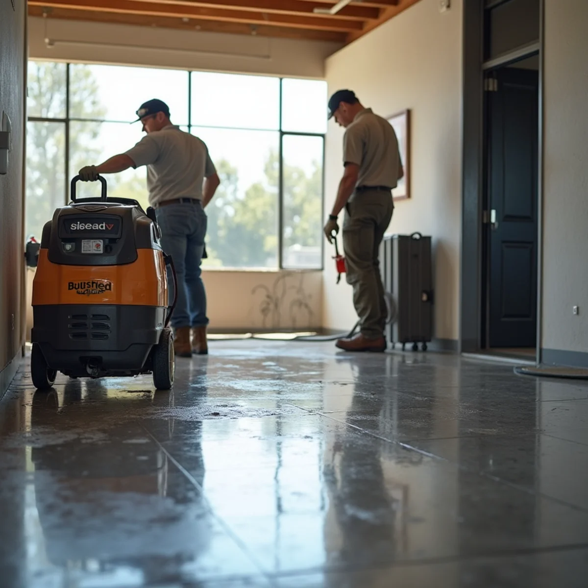 Commercial Restoration — a close look at the work during restoration in a Murrieta, CA home