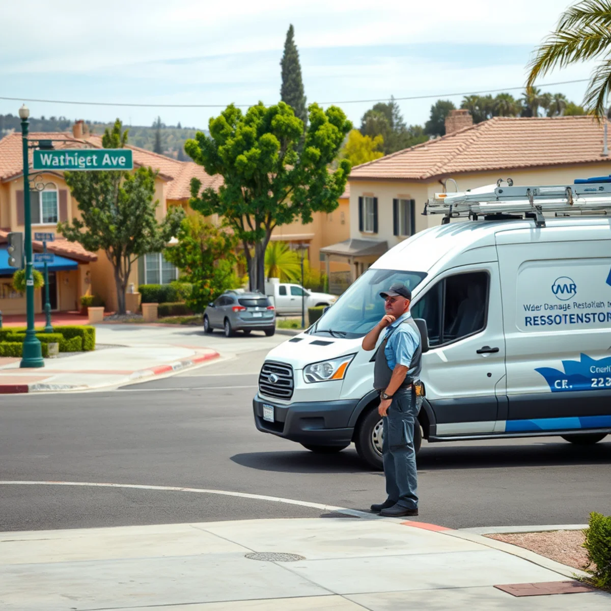 Historic pre-1970 homes near Washington Avenue in Old Town Murrieta, where creek flooding threatens water damage