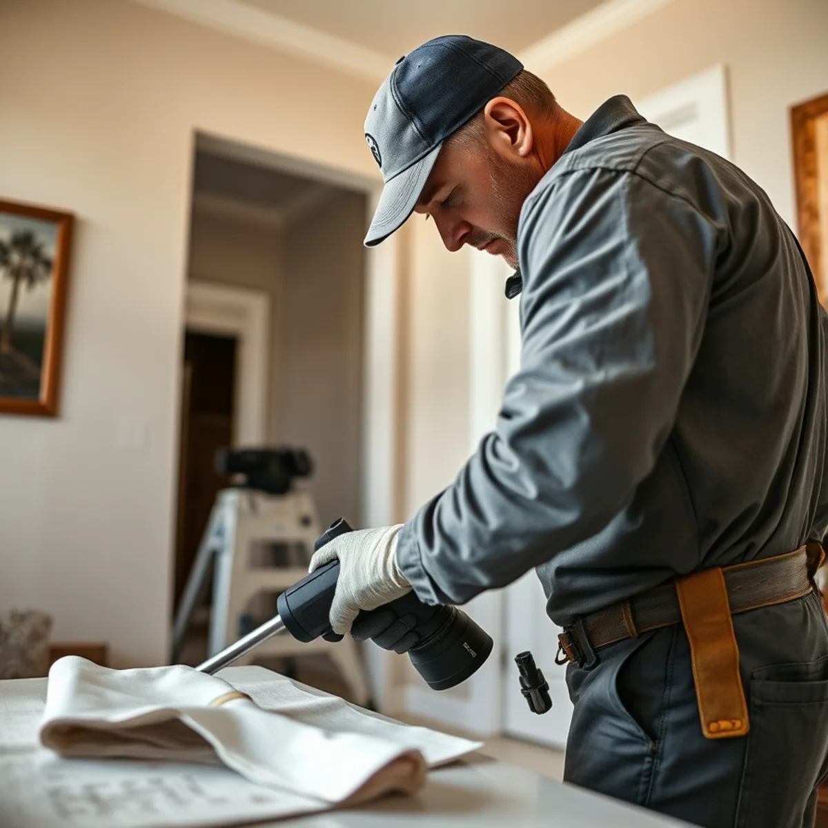 Residential Restoration service in progress at a Murrieta, CA home