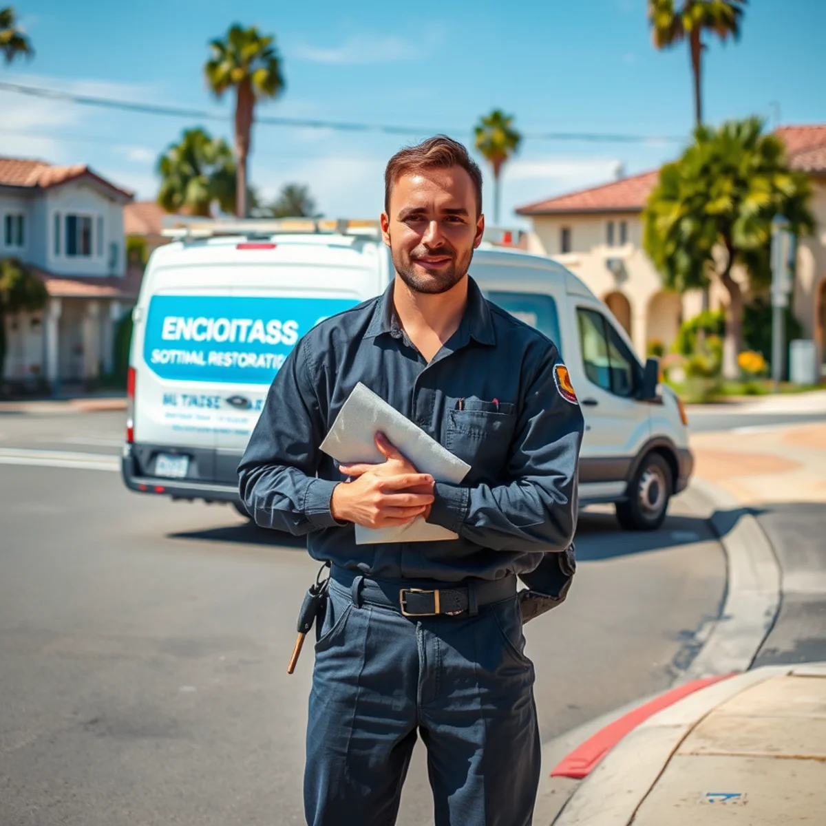 Encinitas surf-town street of vintage Leucadia cottages where salt-air corrosion raises water damage risk