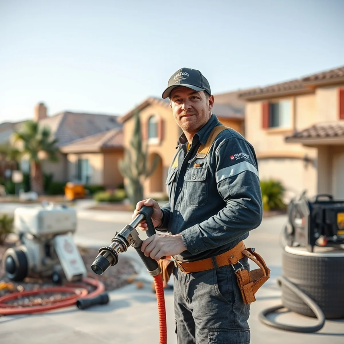 Water damage restoration crew running air movers to dry a Menifee living room after a pipe leak